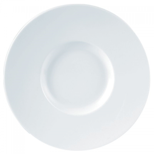 Porcelite Wide Rim Gourmet Plate 31cm/12.25" - Pack of 6