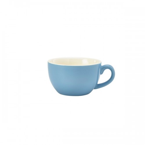 Royal Genware Bowl Shaped Cup 25cl Blue - Pack of 6