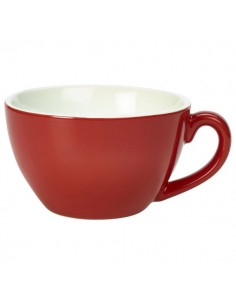 Royal Genware Bowl Shaped Cup 34cl Red - Quantity 6