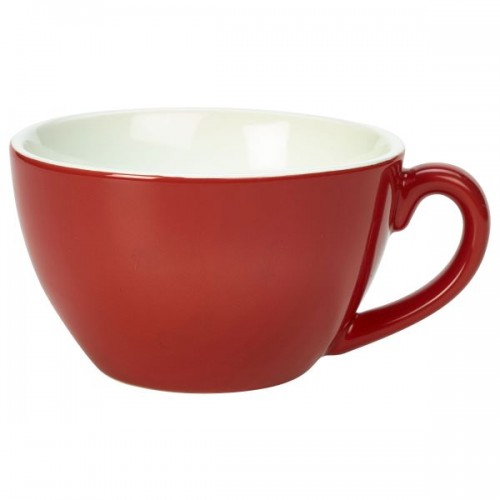 Royal Genware Bowl Shaped Cup 34cl Red - Quantity 6