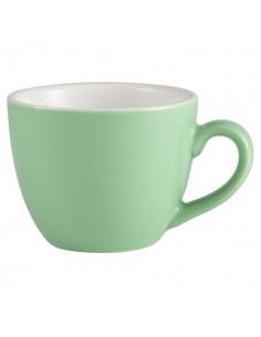 Royal Genware Bowl Shaped Cup 9cl Green - Pack of 6