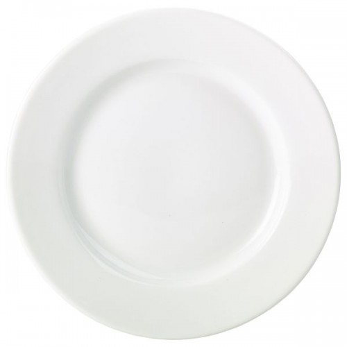 Royal Genware Classic Winged Plate 19cm White - Quantity 6