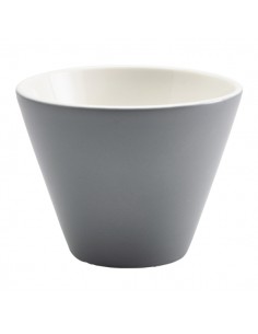 Royal Genware Conical Bowl 10.5cm Dia Graphite - Pack of 6