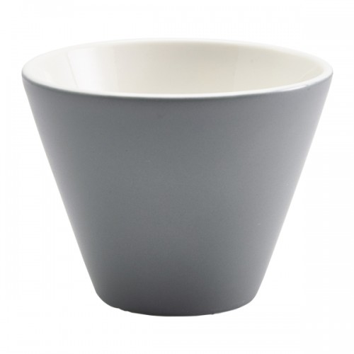 Royal Genware Conical Bowl 10.5cm Dia Graphite - Pack of 6