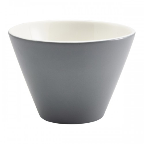 Royal Genware Conical Bowl 12cm Dia Graphite - Pack of 6