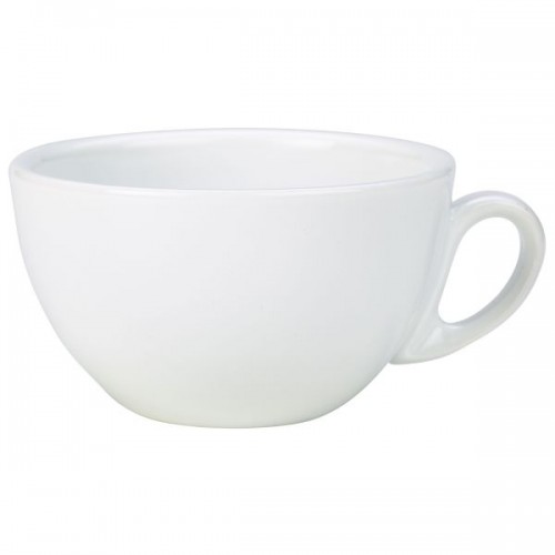 Royal Genware Italian Style Bowl Shaped Cup - Pack of 6