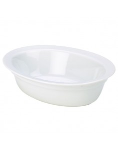 Royal Genware Lipped Pie Dish 17.5cm White - Quantity 6