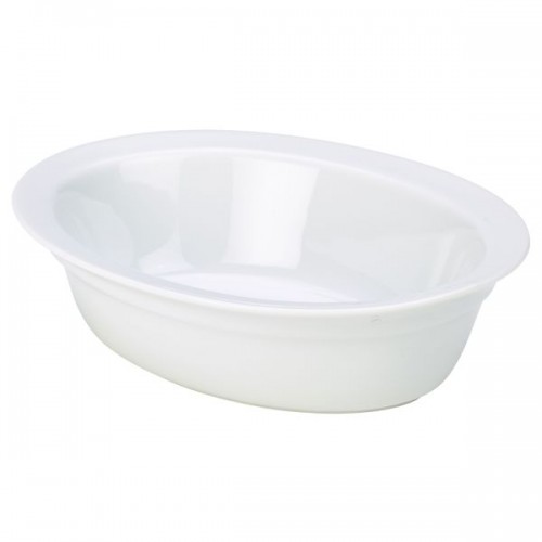 Royal Genware Lipped Pie Dish 17.5cm White - Quantity 6