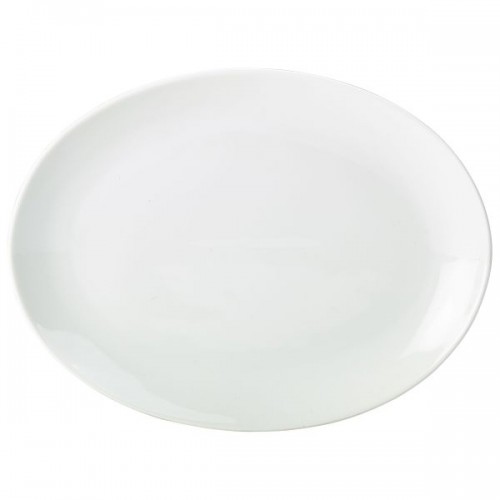 Royal Genware Oval Plate 36cm - Quantity 6