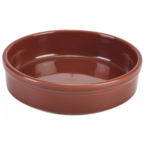 Royal Genware Round Dish 13cm Terracotta - Pack of 6