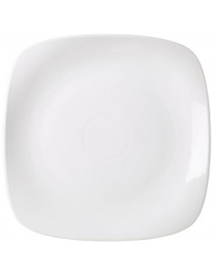 Royal Genware Rounded Square Plate 17cm - - Quantity 6
