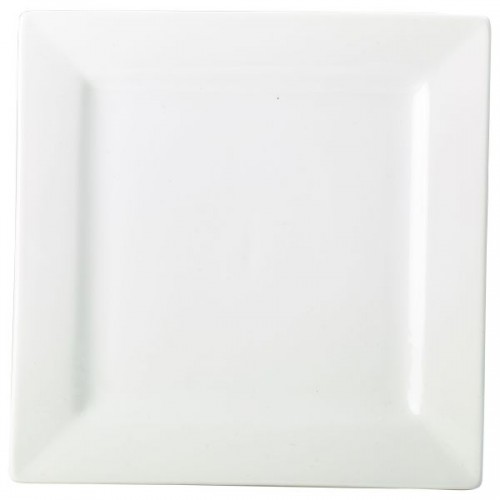 Royal Genware Square Plate 21cm - Quantity 6