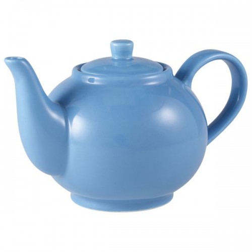 Royal Genware Teapot 45cl Blue - Pack of 6