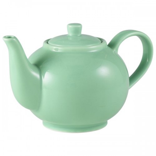 Royal Genware Teapot 45cl Green - Pack of 6