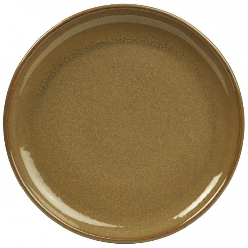 Rustic Brown Coupe Plate 24cm - Quantity 12