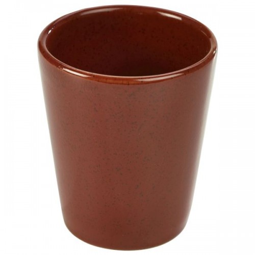 Rustic Red Conical Cup 10cm - Quantity 12
