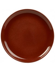Rustic Red Coupe Plate 19cm - Quantity 12