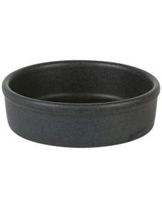 Rustico Carbon Round Tapas Dish 10cm2