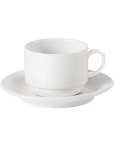 Stacking Tea Cup 22cl/7.5oz Z - Pack of 24