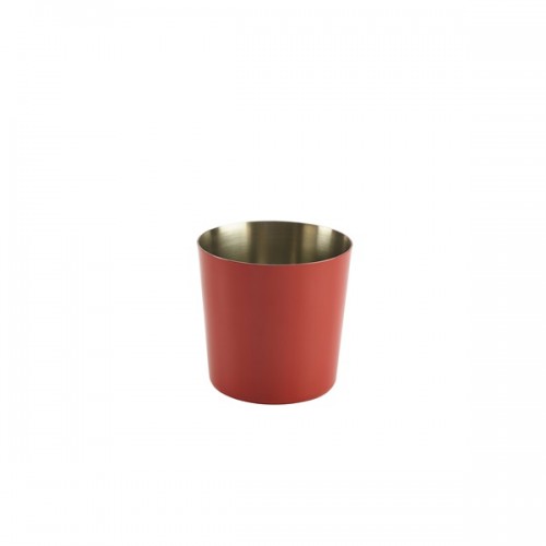 Stainless Steel  Serving Cup 8.5 x 8.5cm Red