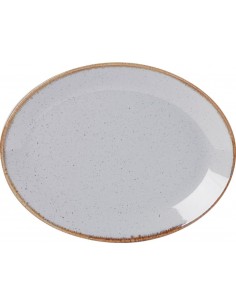 Stone Oval Plate 30cm/12" - Pack of 6