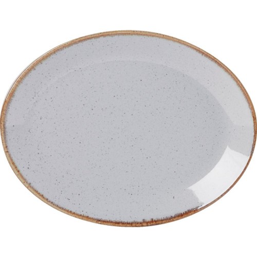 Stone Oval Plate 30cm/12" - Pack of 6