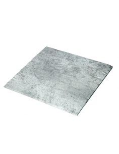 Strata - 30cm Square Platter - Anthracite