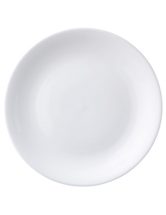 Superwhite Coupe Plate 18cm (Pack of 12)