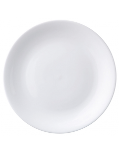 Superwhite Coupe Plate 22cm (Pack of 12)