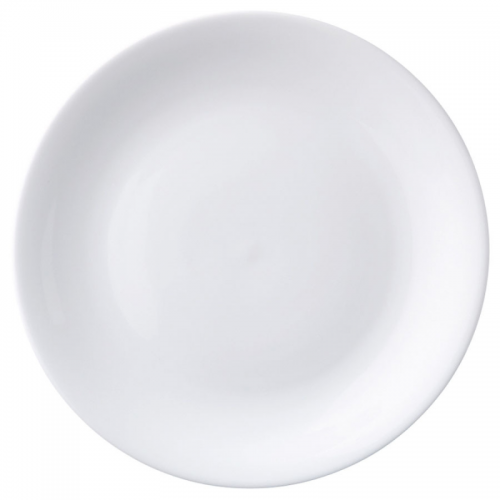 Superwhite Coupe Plate 22cm (Pack of 12)
