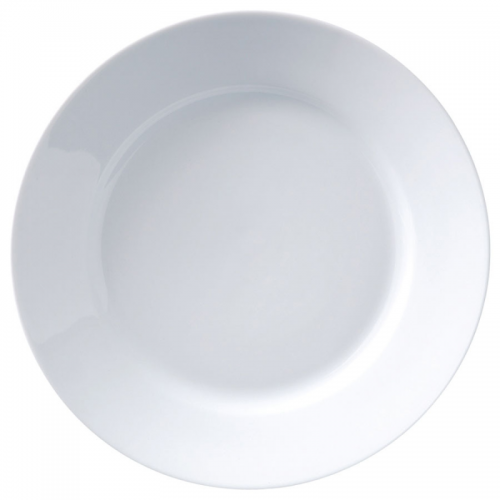 Superwhite Deep Winged Plate 28cm (Pack of 6)