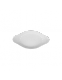 Superwhite Oval Eared Dish 22cm (Pack of 6)