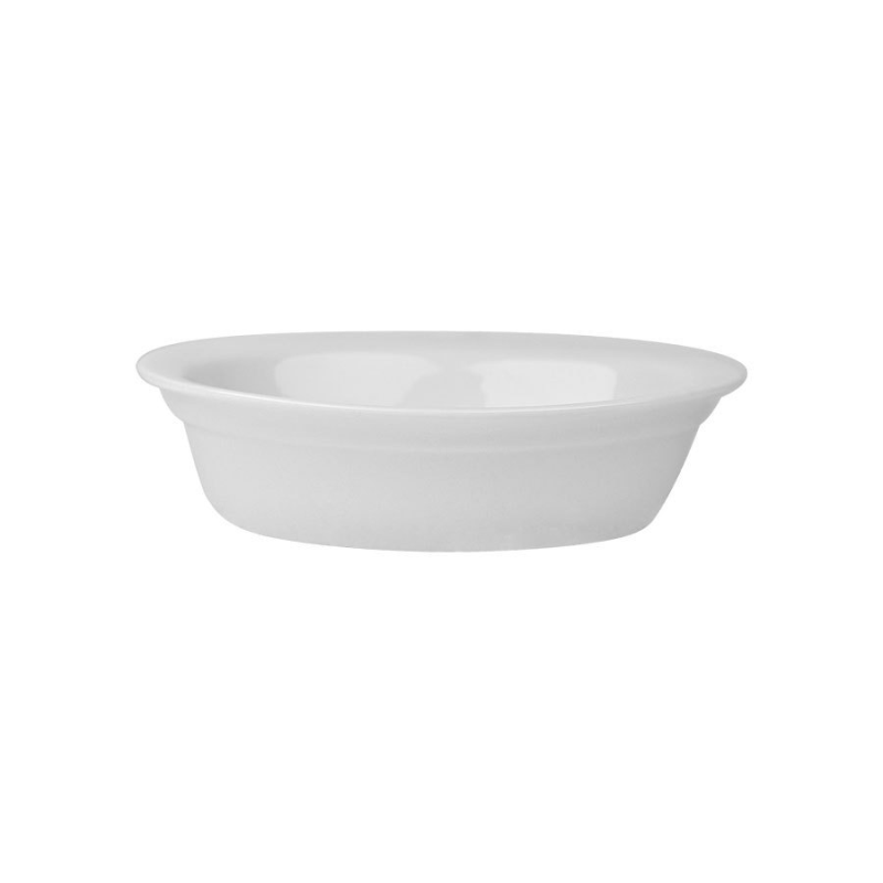 Superwhite Oval Pie Dish 17.5cm Lipped (Pack of 6) STFFBH619