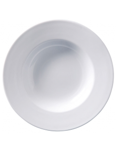 Superwhite Plate 23cm (Pack of 12)