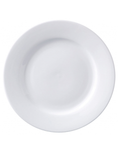 Superwhite Winged Plate 26cm (Pack of 12)