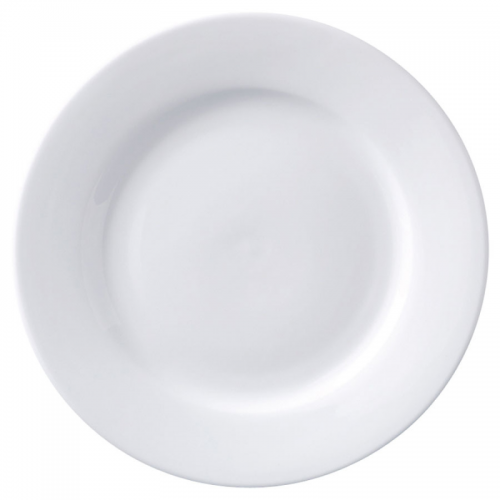 Superwhite Winged Plate 26cm (Pack of 12)