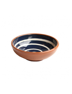 Tapas Bowl Blue with Cream Swirl 12cm (Pack of 6)