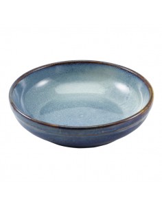 Terra Porcelain Aqua Blue Coupe Bowl 23cm - Pack of 6