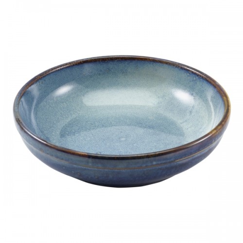 Terra Porcelain Aqua Blue Coupe Bowl 23cm - Pack of 6