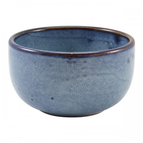 Terra Porcelain Aqua Blue Round Bowl 12.5cm - Pack of 6
