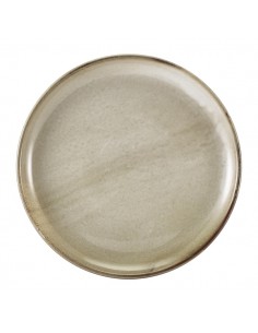Terra Porcelain Grey Coupe Plate 27.5cm - Pack of 6