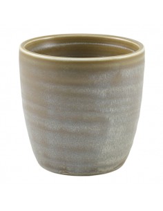 Terra Porcelain Matt Grey Chip Cup 32cl/11.25oz - Pack of 6
