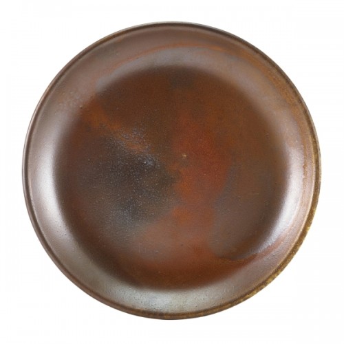 Terra Porcelain Rustic Copper Coupe Plate 19cm - Pack of 6