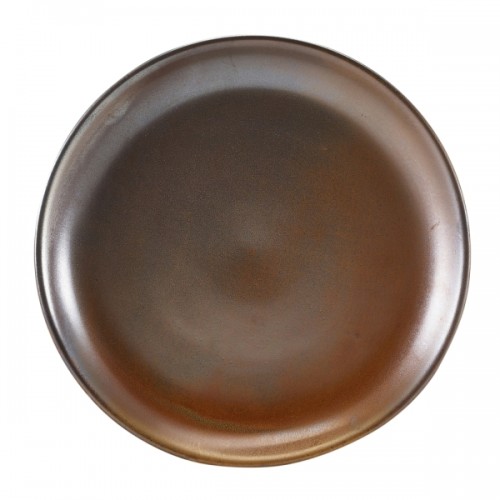 Terra Porcelain Rustic Copper Coupe Plate 24cm - Pack of 6