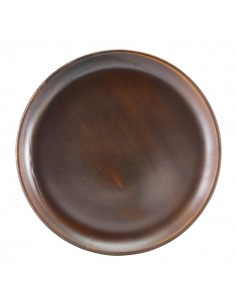 Terra Porcelain Rustic Copper Coupe Plate 27.5cm - Pack of 6