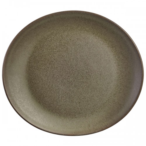 Terra Stoneware Antigo Oval Plate 25x22cm - Pack of 12