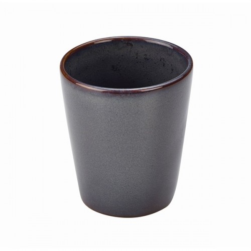 Terra Stoneware Rustic Blue Conical Cup 10cm - Pack of 12