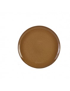 Terra Stoneware Rustic Brown Pizza Plate 33.5cm - Pack of 6