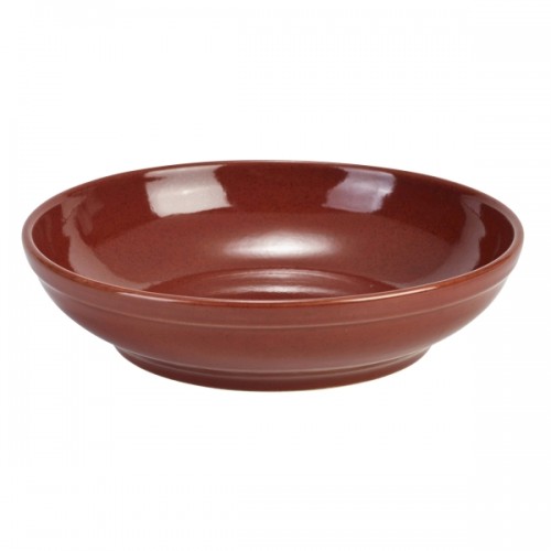 Terra Stoneware Rustic Red Coupe Bowl 27.5cm - Pack of 6