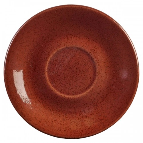 Terra Stoneware Rustic Red Saucer 15cm - Pack of 12